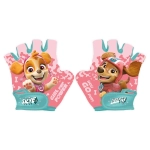 Rękawiczki rowerowe Psi Patrol dziewczęce różowe Skye Liberty Paw Patrol Pup Power