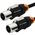 Kabel Speakon - Speakon 15m OFC przewód + bawełna Colour metalowy trzpień Shudder