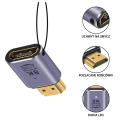 Przejściówka adaptor złącze HDMI wtyk - gniazdo płaskie złączka prosta 8K 60Hz 4K 120Hz-101128