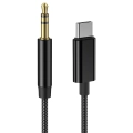 Kabel wtyk USB-C - wtyk jack 3.5mm 1m przewód audio AUX jack 3.5mm do USB-C