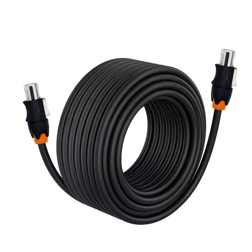 Kabel Speakon - Speakon 15m OFC przewód + bawełna Colour metalowy trzpień Shudder-101005
