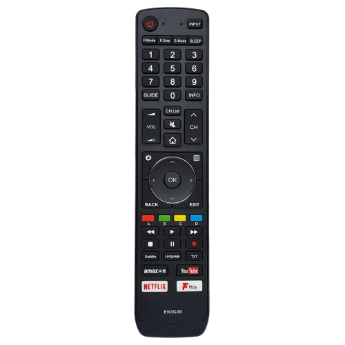 Pilot do TV N6800 Hisense = EN3G39 = IR0020