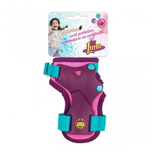 Ochraniacze na nadgarstki Soy Luna dziewczęce fioletowo - niebieskie skate Disney Channel-101449