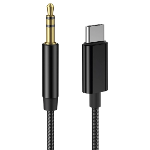 Kabel wtyk USB-C - wtyk jack 3.5mm 1m przewód audio AUX jack 3.5mm do USB-C