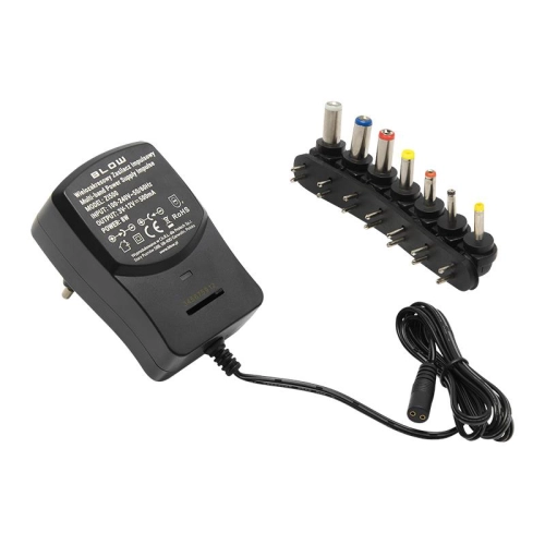 Zasilacz wielozakresowy impulsowy 500mA 3V-12V regulowany uniwersalny