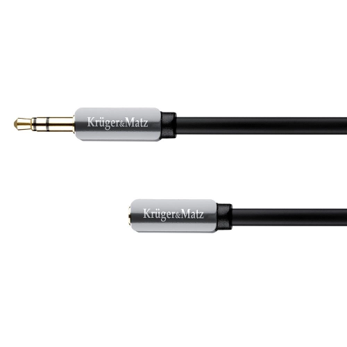 Kabel wtyk jack 3.5mm stereo - gniazdo jack 3.5mm 1m 100cm