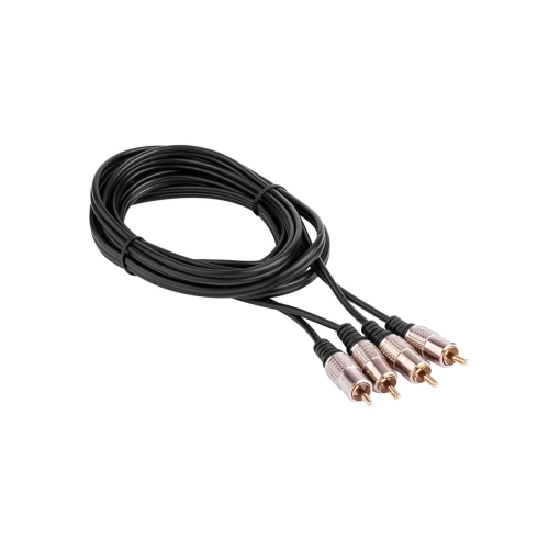Kabel wtyk 2RCA - 2RCA wtyk 3m Voice Kraft