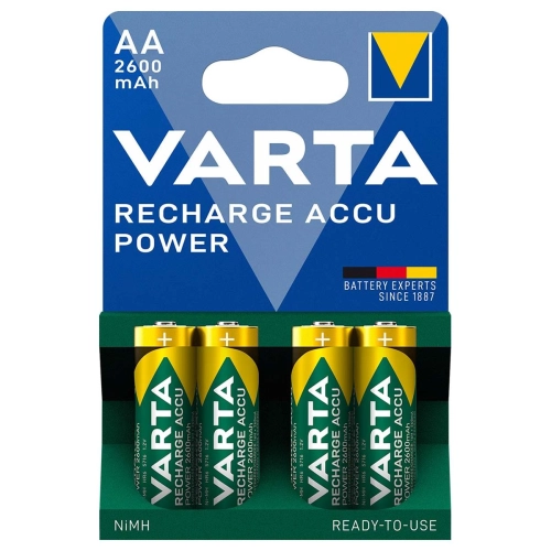 Akumulatorki VARTA AA 2600mAh 4szt. ACCU POWER  READY TO USE Paluszki