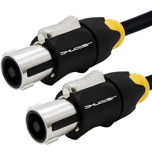 Kabel Speakon - Speakon 5m OFC przewód + bawełna Colour metalowy trzpień Shudder