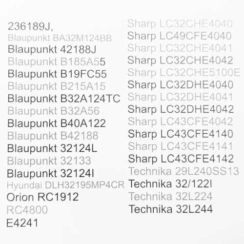 Pilot do Blaupunkt Sharp Orion LCD LED 3D-102963