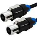 Kabel Speakon - Speakon 10m OFC przewód + bawełna Colour metalowy trzpień Shudder