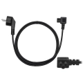 Kabel zasilający do laptopa Koniczynka 3.0m wtyk kątowy z uziemieniem