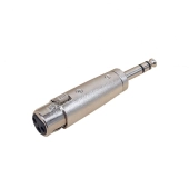 Złącze przejściówka stereo duży Jack 6.3 wtyk - XLR 3p żeńskie-103544 Złącze przejściówka stereo duży Jack 6.3 wtyk - XLR 3p żeńskie-103544
