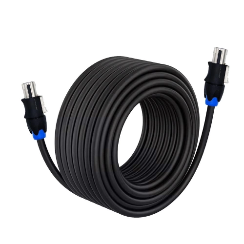 Kabel Speakon - Speakon 10m OFC przewód + bawełna Colour metalowy trzpień Shudder-103001
