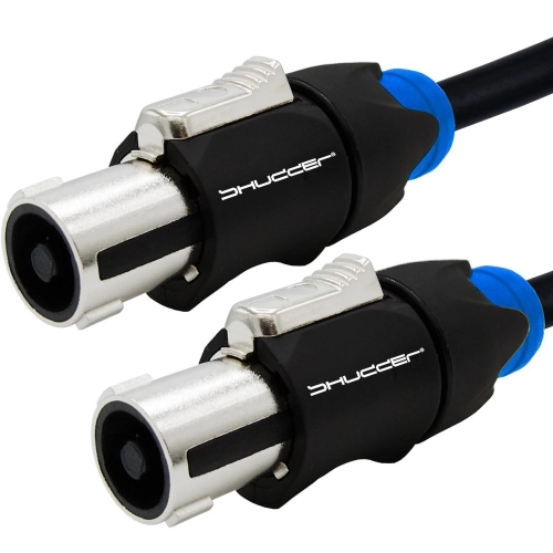 Kabel Speakon - Speakon 10m OFC przewód + bawełna Colour metalowy trzpień Shudder