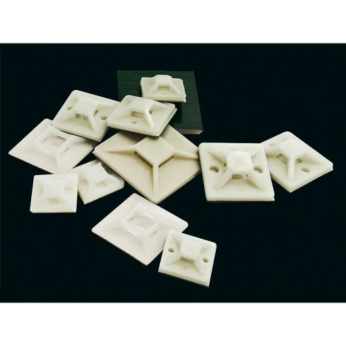 Podstawka samoprzylepna do opasek 20mm X20mm biała