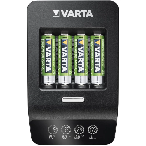 Ładowarka do akumulatorków VARTA ultra szybka LCD ULTRA FAST CHARGER AA AAA + akumulatorki 4x AA 2100mAh