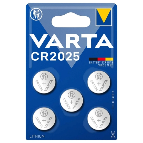 Bateria litowa VARTA Lithium CR2025 5szt. blister