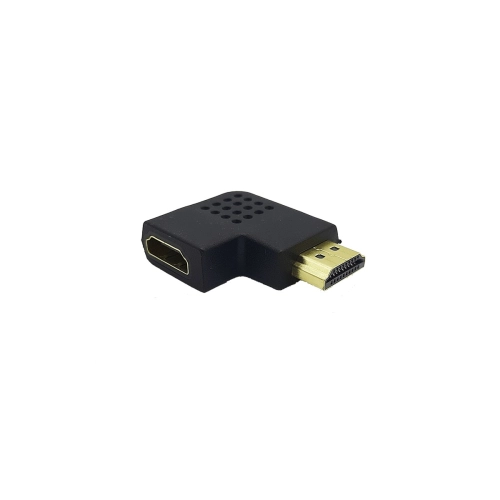 Złącze przejściówka HDMI wtyk - gniazdo kątowe boczne