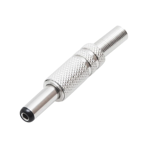 Wtyk zasilający DC DC 2.1 x 5.5 metalowy na kabel