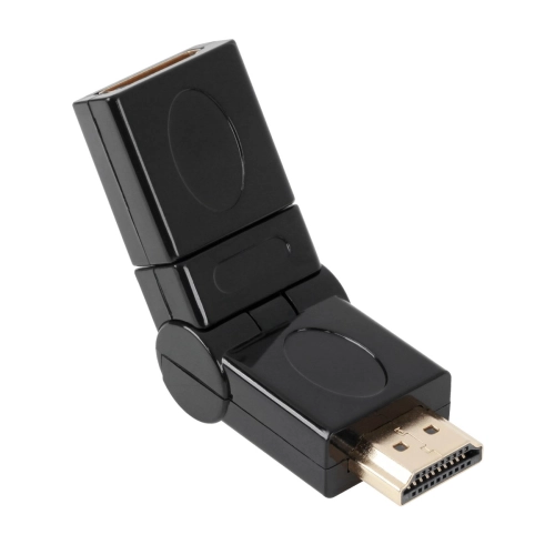Złącze przejściówka HDMI gniazdo - HDMI wtyk z możliwością rotacji