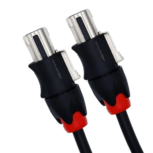 Kabel Speakon - Speakon 30m OFC przewód + bawełna Colour metalowy trzpień Shudder-104656
