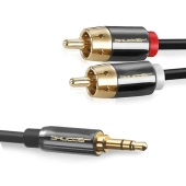Kabel wtyk Jack 3.5mm stereo - 2RCA wtyk 15m Shudder jack - czincz Jack Cinch-105488