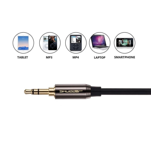 Kabel wtyk jack 3.5mm stereo - 2RCA wtyk 2m Shudder Standard Przewód Jack 3.5mm - 2x Cinch-105513