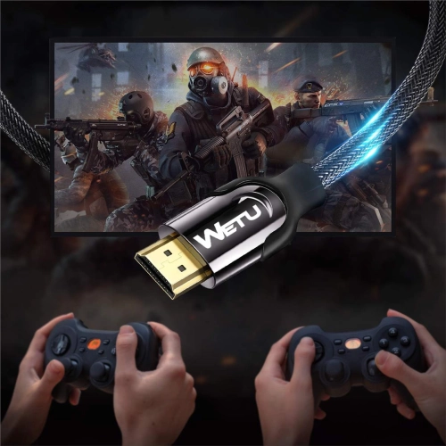 Kabel Przewód HDMI 2.1 WETU Premium 8K 60Hz 4K 120Hz Ultra High Speed 48Gb 2m HQ-105843