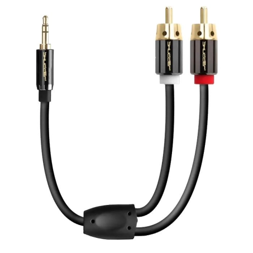 Kabel wtyk Jack 3.5mm stereo - 2RCA wtyk 3m Shudder jack - czincz Jack Cinch-105978