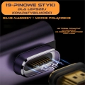 Przejściówka adaptor złącze magnetyczne HDMI 2.1  magnetyczny wtyk - gniazdo kątowe 90 stopni boczny prawy 8K 60Hz 