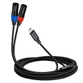 Kabel wtyk USB-C do 2x XLR 1.5m Shudder PREMIUM wtyk - USB C - 2XLR  Shudder-106724