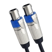 Kabel Speakon - Speakon Shudder przewód PREMIUM Line 10m OFC metalowy wtyk bawełna -106569