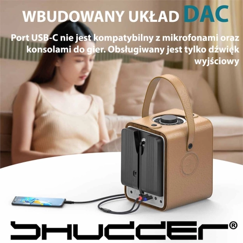 Kabel wtyk USB-C do 2x XLR 1.5m Shudder PREMIUM wtyk - USB C - 2XLR  Shudder-106728