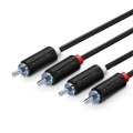 Kabel wtyk 2 RCA - 2RCA 5m Shudder BASIC przewód cinch - cinch czincz - czincz