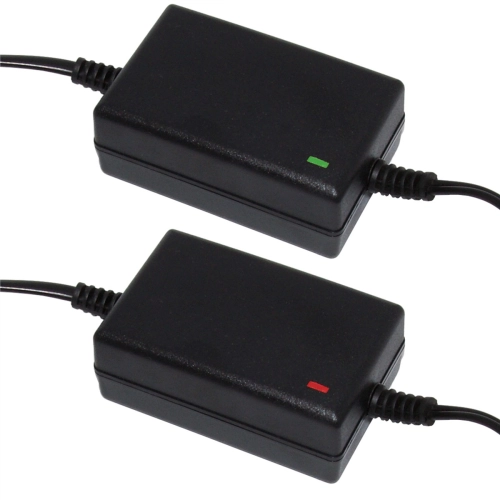 Ładowarka automatyczna akumulatorów żelowych 12V 1.5A z wtykiem 2.5mm x 5.5mm z dodatkową przejściówką z krokodyl