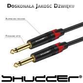Kabel wtyk jack 6.3 mono - wtyk jack 6.3 mono 3m Shudder PREMIUM-108862 Kabel wtyk jack 6.3 mono - wtyk jack 6.3 mono 3m Shudder PREMIUM-108862