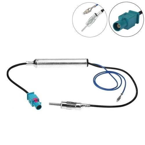 Separator antenowy FAKRA DIN prosty do VW Seat Skoda