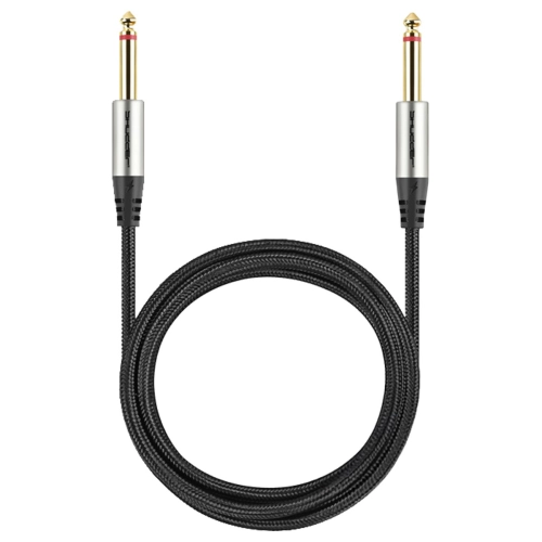 Kabel wtyk jack 6.3 mono - wtyk jack 6.3 mono 7m Shudder PREMIUM w tekstylnym oplocie-108842