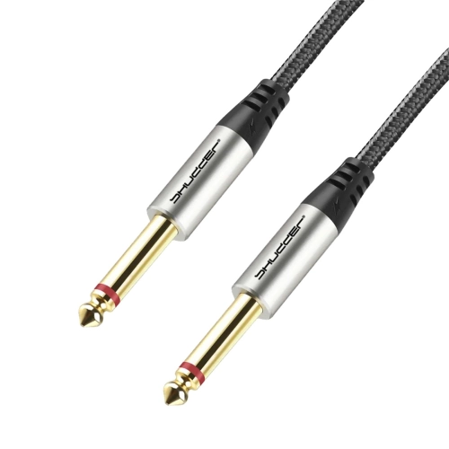 Kabel wtyk jack 6.3 mono - wtyk jack 6.3 mono 10m Shudder PREMIUM w tekstylnym oplocie