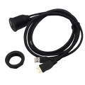 Przedłużacz gniazda USB i HDMI montaż panelowy, ściankowy przejściówka ścienna 1.8m-109022