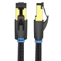 Kabel sieciowy RJ45 FFTP CAT8 8m Shudder PREMIUM w tekstylnym oplocie-109990