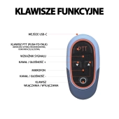 Zestaw do komunikacji nagłowny Shudder SWT0001 Mini Radiotelefon-109314