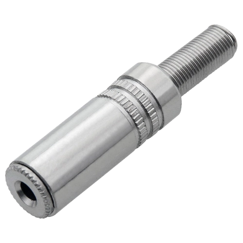 Gniazdo Jack 3.5mm metalowe na kabel