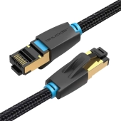Kabel sieciowy RJ45 FFTP CAT8 40m Shudder PREMIUM w tekstylnym oplocie-110073
