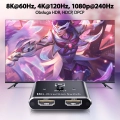 Rozdzielacz HDMI switch 2x1 4K 120Hz-111050
