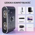 Rozdzielacz HDMI switch 2x1 4K 120Hz-111053