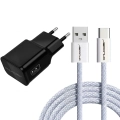 Oryginalna ładowarka sieciowa SHUDDER gniazdo USB 5V 2A + kabel USB do USB-C
