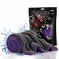 Ręcznik do osuszania z mikrofibry RevoCare CARBON MONSTER 1200GSM 40x60cm szaro fioletowy