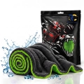 Ręcznik do osuszania z mikrofibry RevoCare CARBON MONSTER 1200GSM 60x90cm szaro-zielony